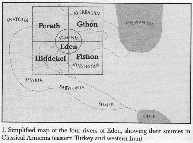 Four rivers of Eden