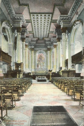 Interior of St. Phillip's cathedral in 1837