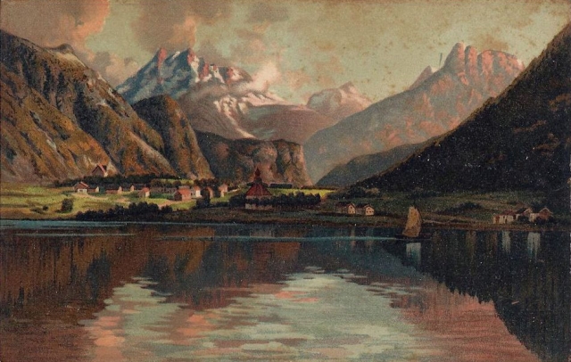 Romsdalshornet Møre og Romsdal Mountain Peak (ca 1905-1914)